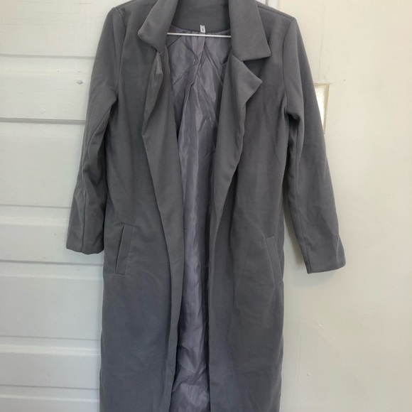 Oversize Collar Wool-blend Coat - Picture 2 of 4